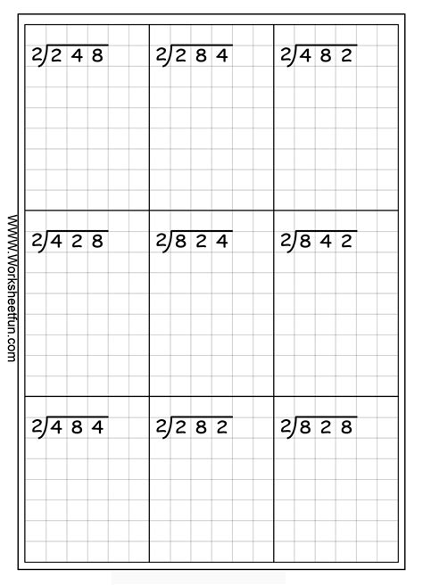 Long Division 3 Digits By 1 Digit Without 3 Digit Long Division - 3 Digit Long Division