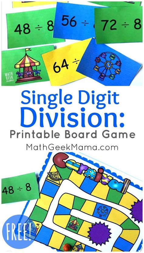 Long Division Game Math Play Division Tic Tac Toe - Division Tic Tac Toe