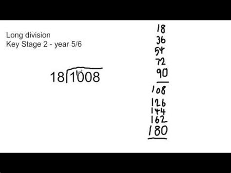 Long Division Key Stage 2 Mathematics Monster Snorks Long Division - Snorks Long Division