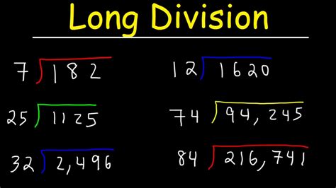 Long Division Made Easy Examples With Large Numbers Learn Division Fast - Learn Division Fast