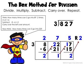 Long Division With Remainders Box Set Available Now Long Division With Boxes - Long Division With Boxes