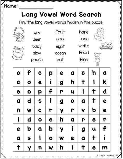 Long E Sounds Word Search Free Word Searches A And E Sound Words - A And E Sound Words