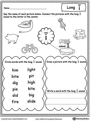 Long I For First Grade Teaching Resources Tpt Long I Activities For First Grade - Long I Activities For First Grade
