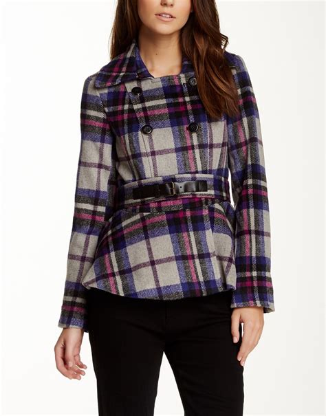 long sleeve plaid jacket Nordstrom