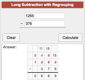 Long Subtraction Calculator With Regrouping Long Subtraction With Zeros - Long Subtraction With Zeros