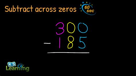 Long Subtraction With Zeros   Long Subtraction Calculator With Regrouping - Long Subtraction With Zeros
