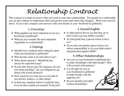 long term dating no marriage contract