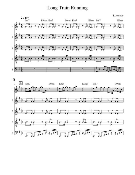 Long Train Running Piano