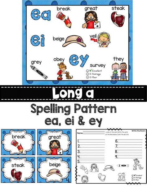 Read Online Long Vowel Patterns Ei Eigh And Ey Creative Teaching 