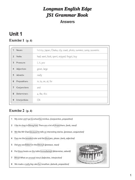 Longman Elect Js1 Grammar Answer