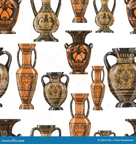 looking at greek vases