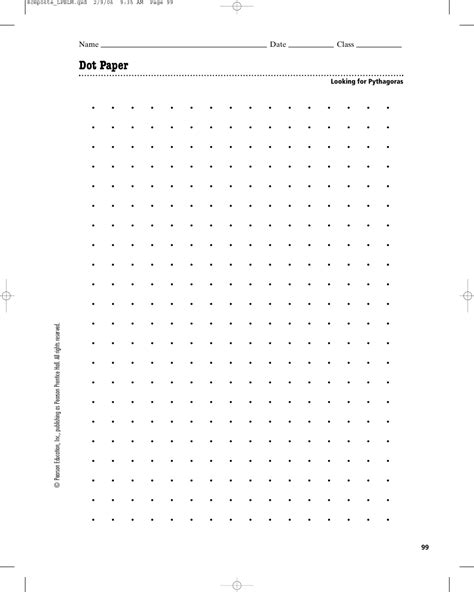 Read Looking For Pythagoras Dot Paper 