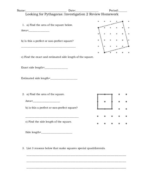 Read Looking For Pythagoras Investigation 2 Ace Answers 