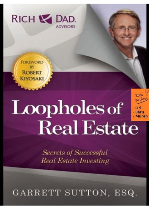Full Download Loopholes Of Real Estate Rich Dads Advisors Paperback 