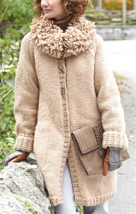 Loopy Cardigan Knitting Pattern