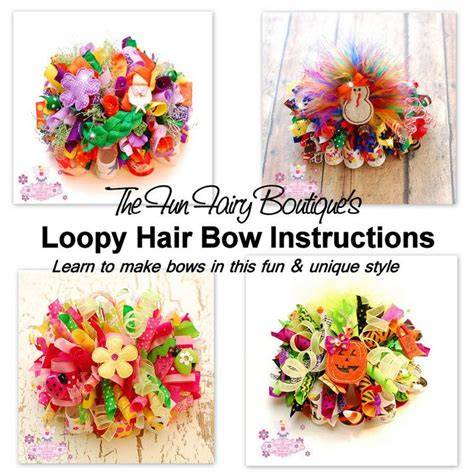 loopy hair bow instructions