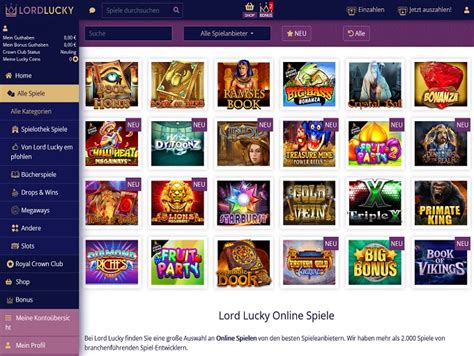 lord lucky casino Online Casino spielen in Deutschland