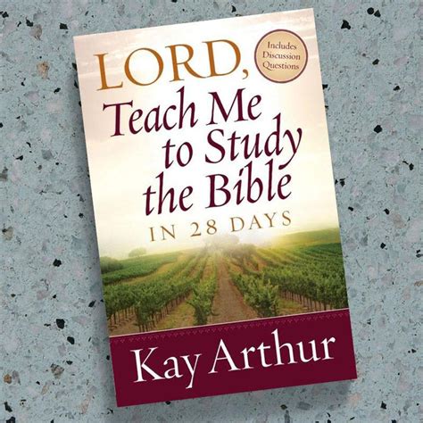Read Online Lord Teach Me To Study The Bible In 28 Days Paperback 