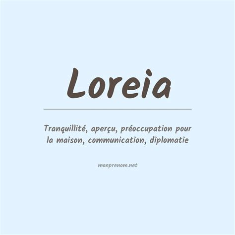 loreia!