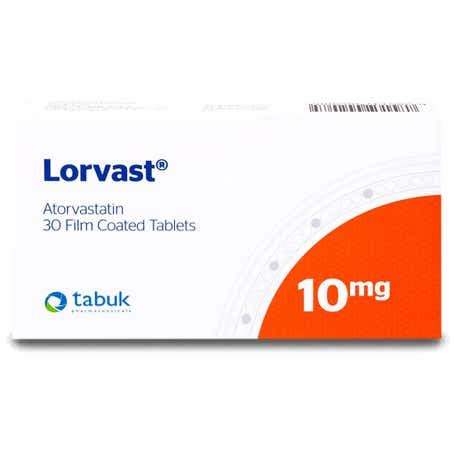 lorvast 10 mg