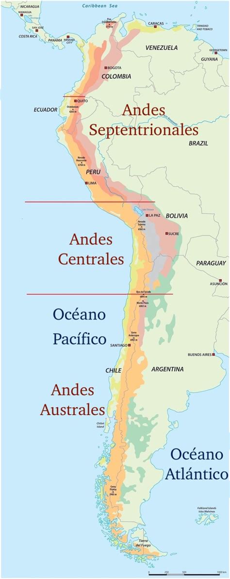 Los Andes Mapa