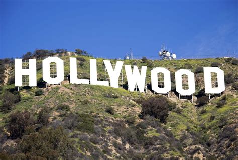 Los Angeles Ca Photo The Hollywood Sign Is Hollywood Sign Coloring Page - Hollywood Sign Coloring Page