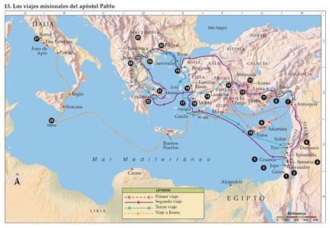 los viajes de pablo
