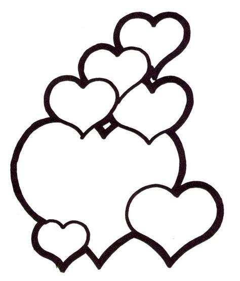 Los mejores dibujos de corazones para imprimir y colorear