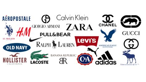 Los simbolos de marca de ropa más icónicos y reconocidos del mundo.