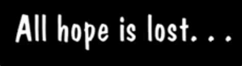 Lost All Hope