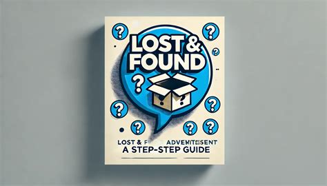Lost And Found Advertisement
