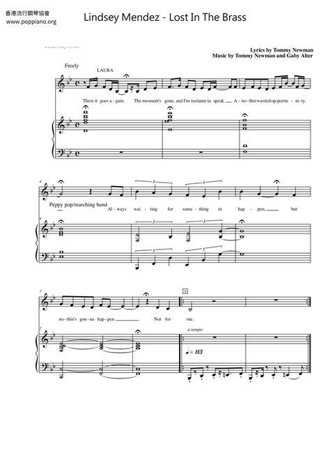 Lost In The Brass Sheet Music