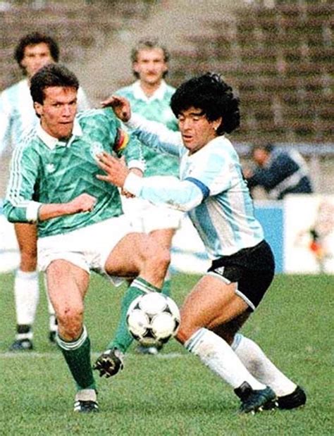 lothar matthaus vs maradona biography