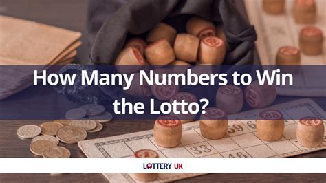 lottery how many numbers