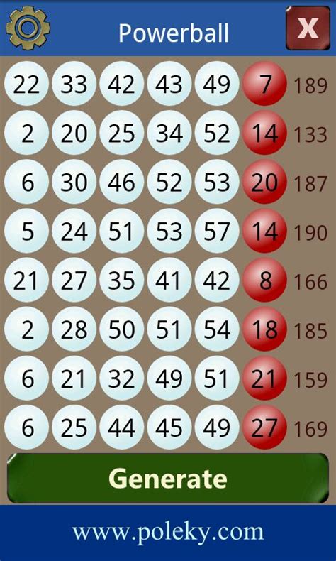 lottery number generator based on previous results