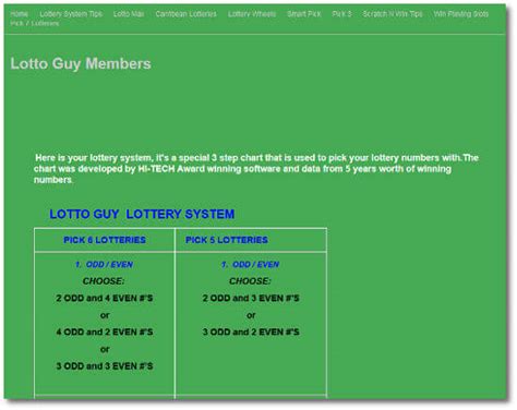 lotto guy system