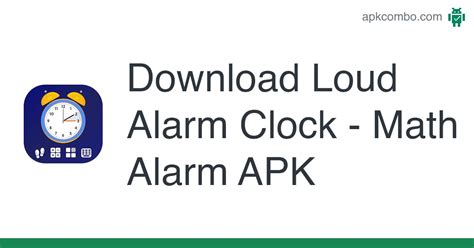 Loud Alarm Clock Math Alarm Apk Android App Alarm Clock Math - Alarm Clock Math