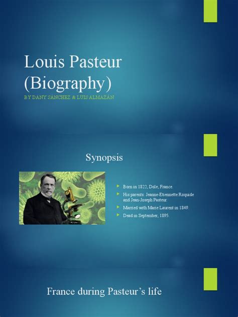 louis pasteur biography pdf free
