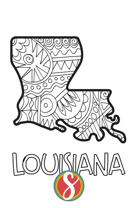 Louisiana Map Coloring Page Free Printable Coloring Pages Louisiana State Flag Coloring Page - Louisiana State Flag Coloring Page