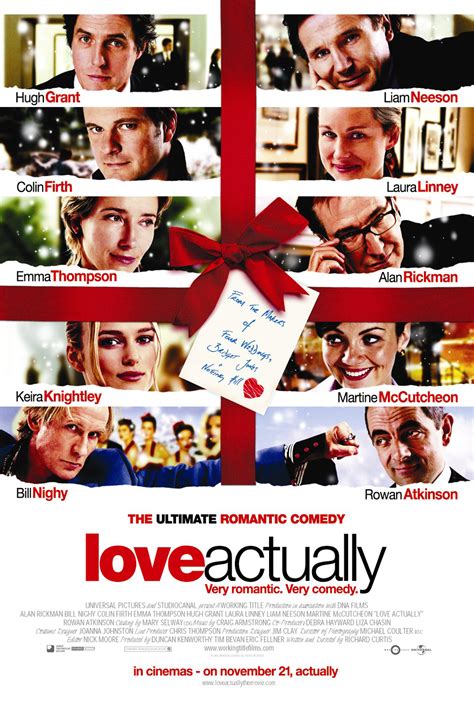love actually poster font