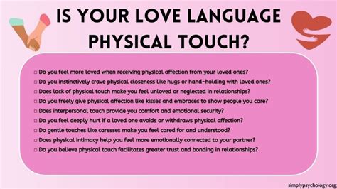Love Language Physical Touch