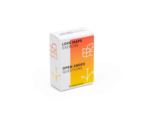 Love Map Card Deck Gottman