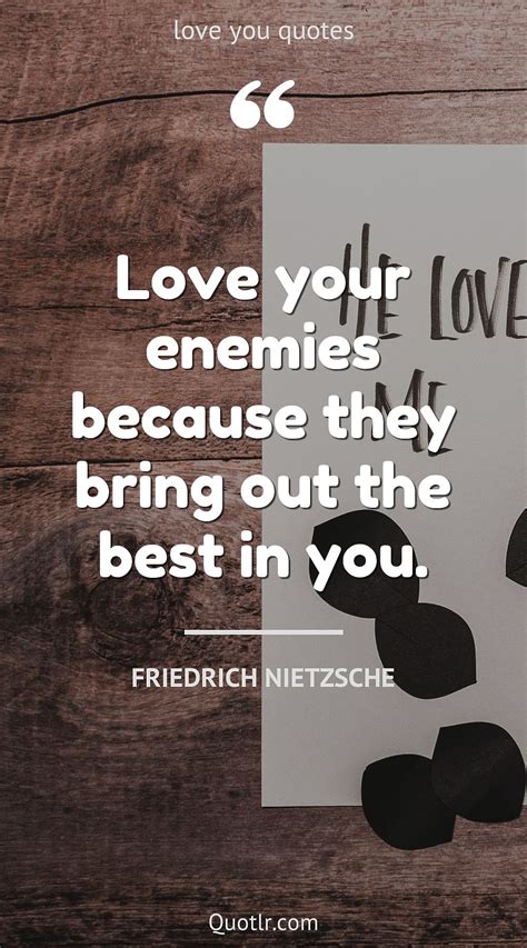 Love Your Enemy Quote