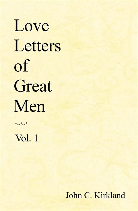 Read Love Letters Of Great Men 