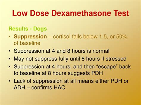 Low Dose Dex Escape Suppression