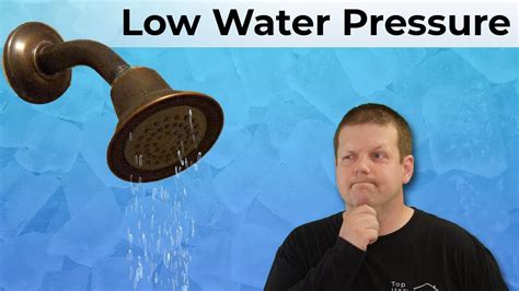 low hot water pressure in shower only