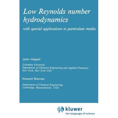 low reynolds number hydrodynamics with special applications to particularate media