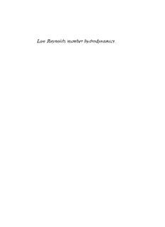 Download Low Reynolds Number Hydrodynamics With Special Applications To Particularate Media 