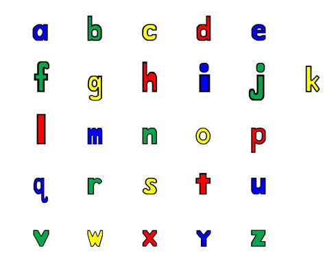 Lowercase Letter