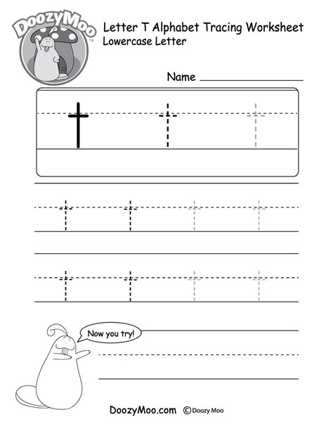 Lowercase Letter Quot T Quot Tracing Worksheet Doozy T Tracing Worksheet - T Tracing Worksheet